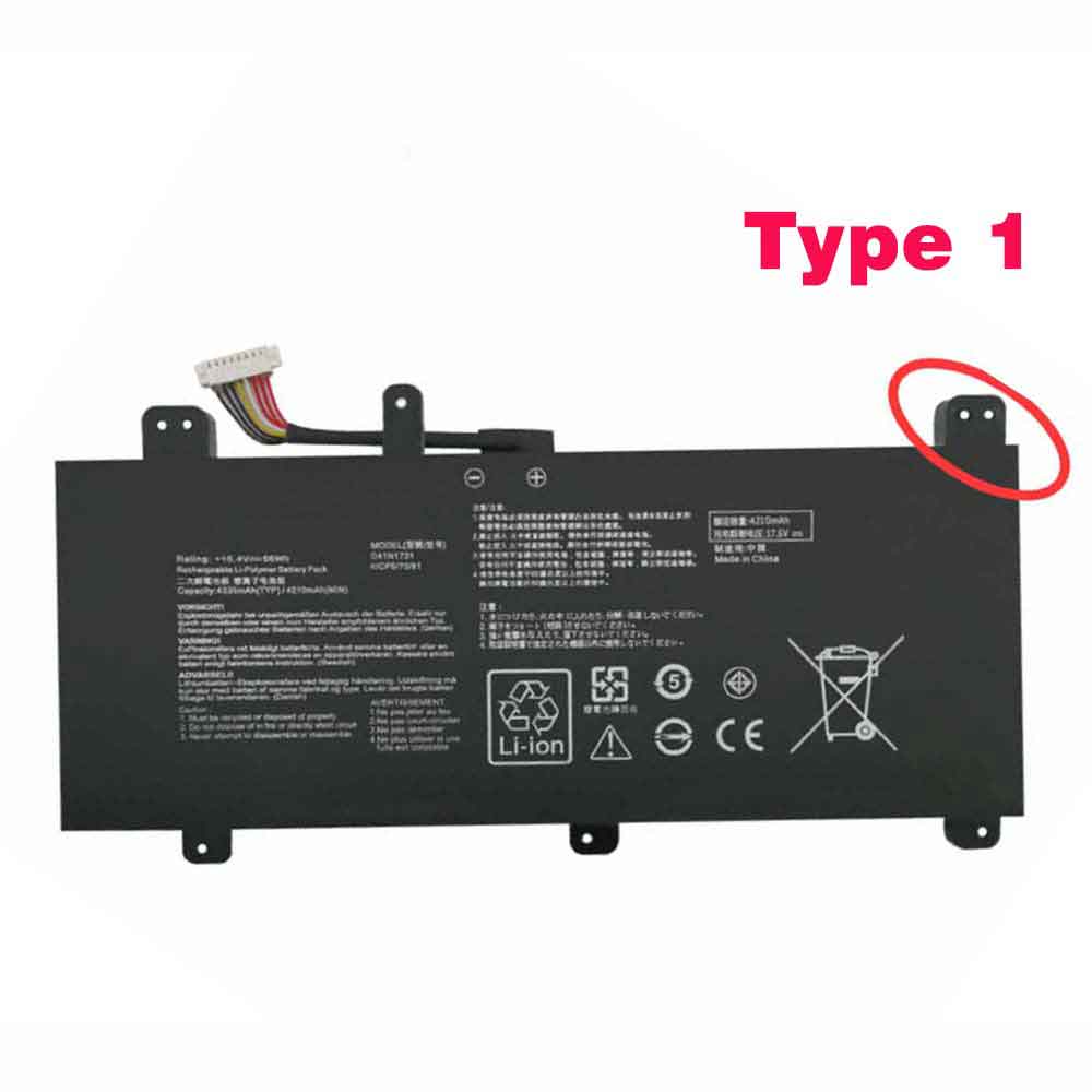 Batería para TP420IA-TP470EA-TP470EZ-X421DA-X421EA/asus-C41N1731